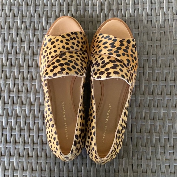 Loeffler Randall Hannele Haircalf Open Slip Loafer - Picture 2 of 7